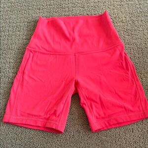 Women's Pink Lululemon Align Shorts
